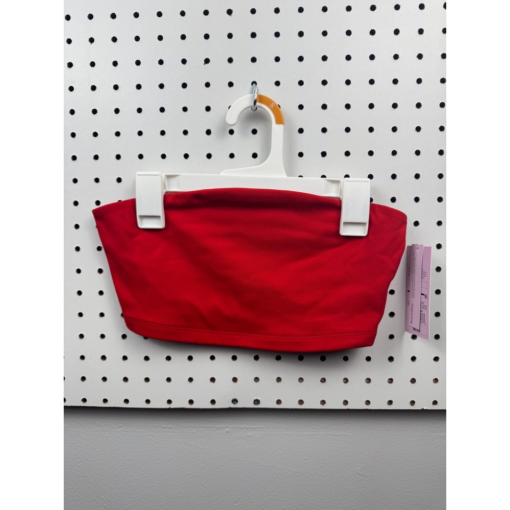 Wild Fable ButterBliss Red Tube Top Bandeau Strapless Small NEW